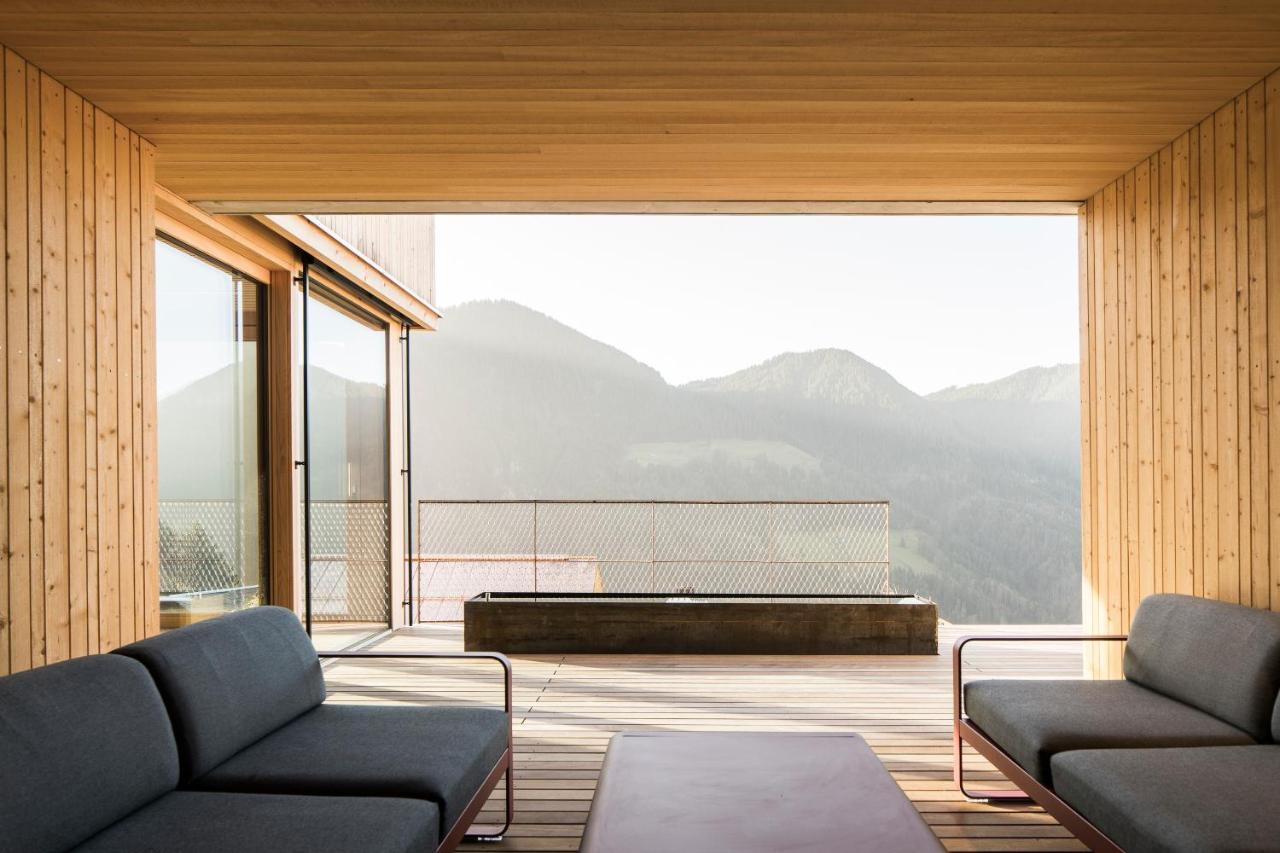 Ferienhaus Bergfrieden Laterns auf 1.170 m Exterior foto