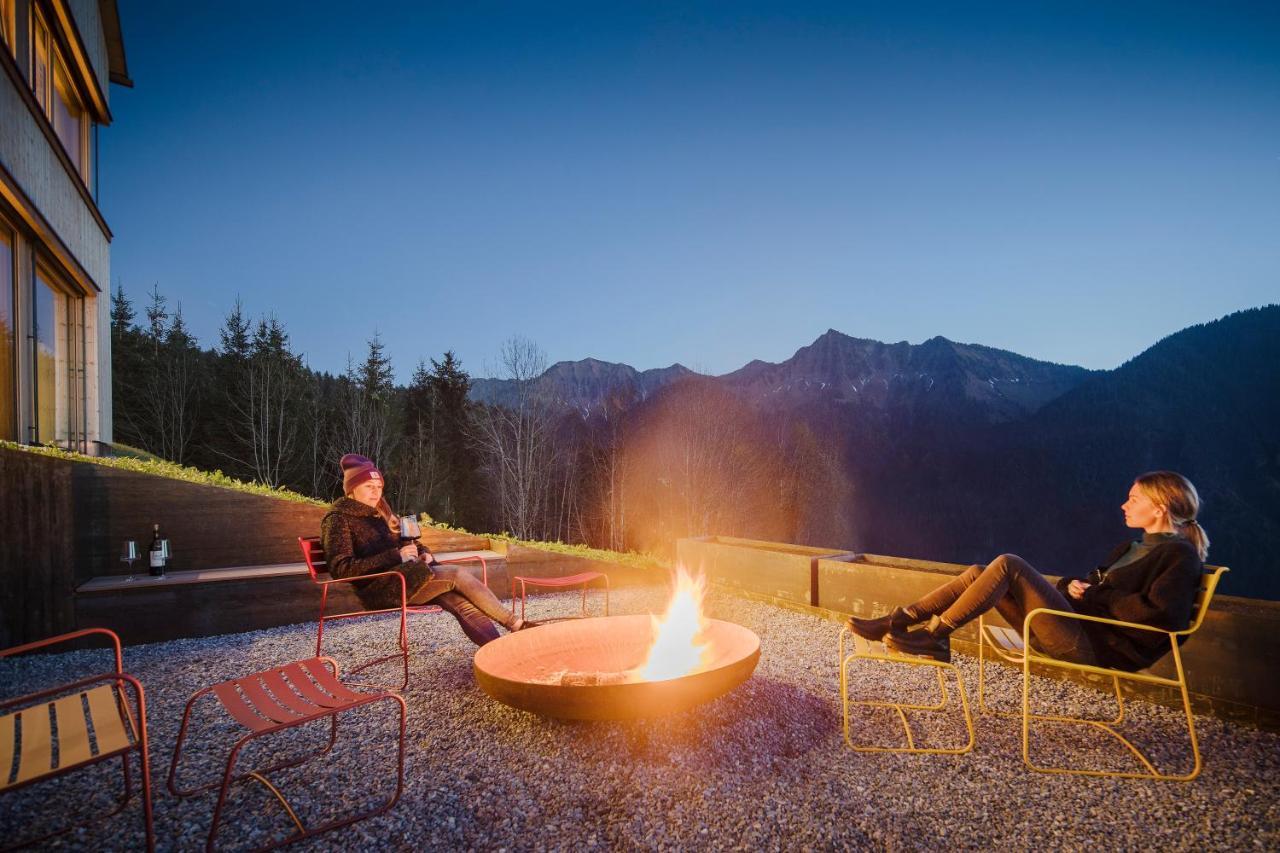 Ferienhaus Bergfrieden Laterns auf 1.170 m Exterior foto